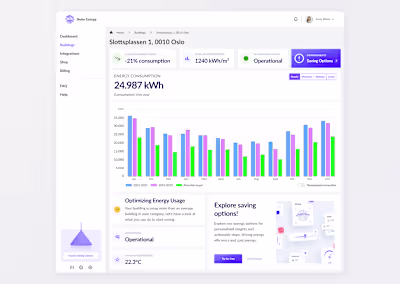 Energy Consumption SaaS Dashboard