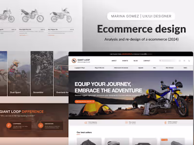 Ecommerce redesign