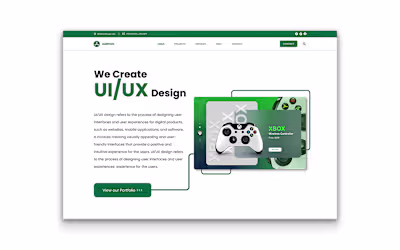 Aarticc Agency Landing Page UI Design / Web UI Design on Behance