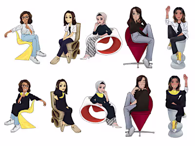 Graduation Illustrations for Keychains
