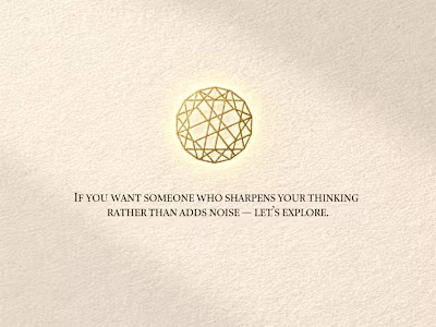 Most people don’t actually need more input — they need someo...