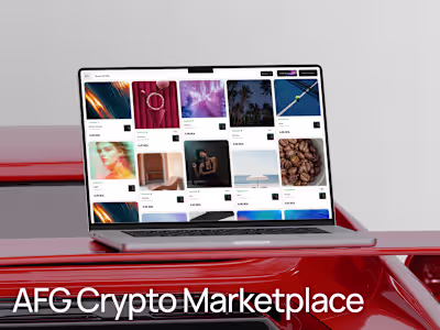 AFG - Crypto Marketplace Concept