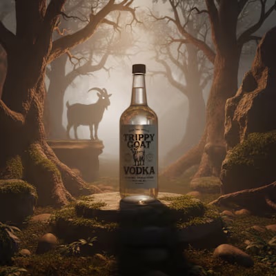 Trippy Goat Vodka - AI