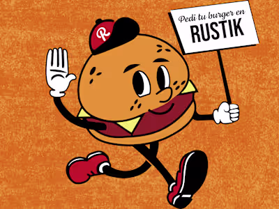 Mascot Design for Rustik Burgers