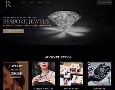 Jewelry Website Design and WordPress Development