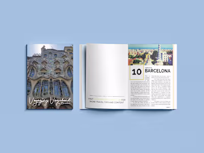 Multi-Page Guide Design for Travel Blog - Voyaging Vagabond