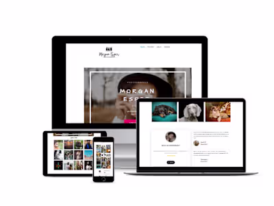 Photography Website Design