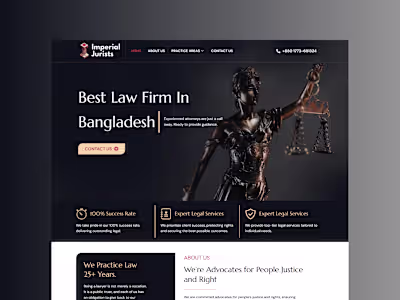 Law Firm Website Design with Elementor