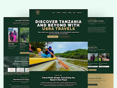 Conversion-Driven Website Design for Usra Travels