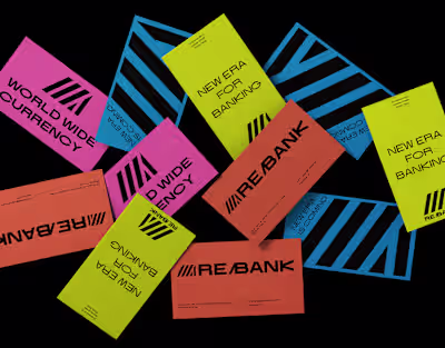 Rebank - NEW ERA FOR BANKING - Branding/UI design