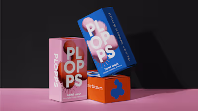Plopps tablets Brand design