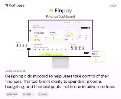Finpay - Banking Management CRM Design