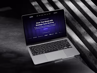 Lumora - Digital Marketing Agency Website Development