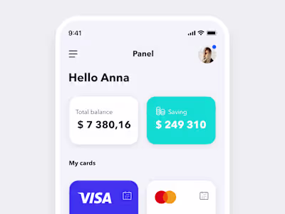 Budget Manager 💵 - Mobile App Concept for bank