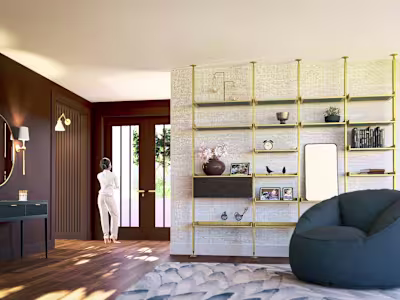 3d renderings Living