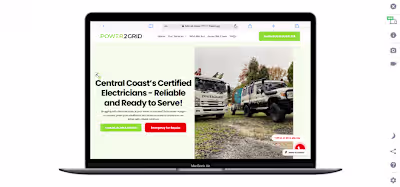 POWER2GRID – Central Coast Electrical Services Website