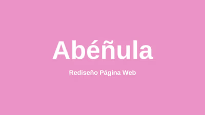 Rediseño Página Web Abéñula :: Behance