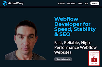 Michael Zang Portfolio - Performance-Focused Developer Website