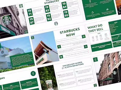 Starbucks Presentation Deck