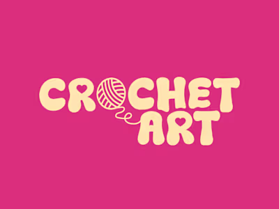 crochet art| brand identity| brand designing| logo designing