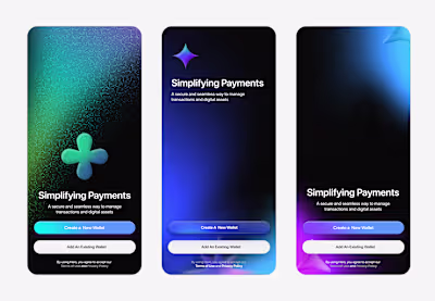 Kicking off early design explorations for a Web3 startup to ...