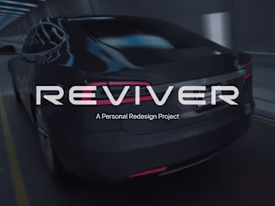 Reviver - Mobile app redesign