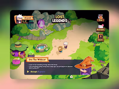 Lost Legend Game UI