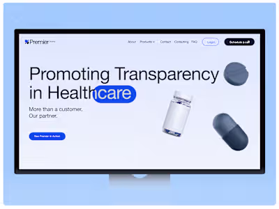 Premier Pharma' s Website Transformation