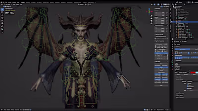 Blender 3D rig portfolio