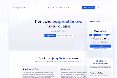 FakturujOnline - Swift Invoicing Solution Website