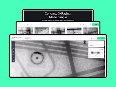 UX Design for Digital Concrete Scanning Windows Application