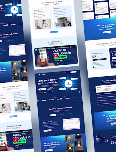 Lightforth SaaS Landing Page Redesign