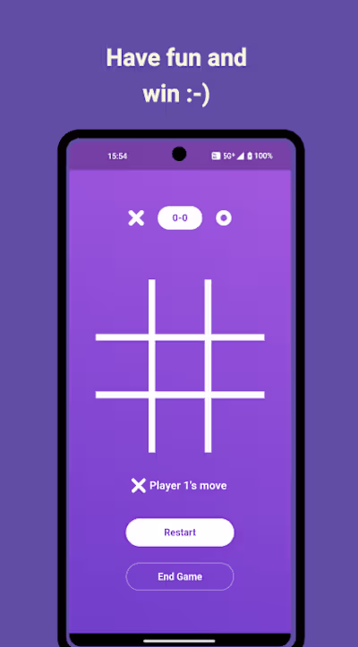 Tic tac toe Game Flutter