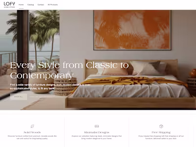 Interior Design Studio Website
