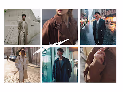 Trench Coat Editorial Campaign
