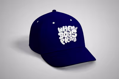 When Boys Pray Logo and Merch Design