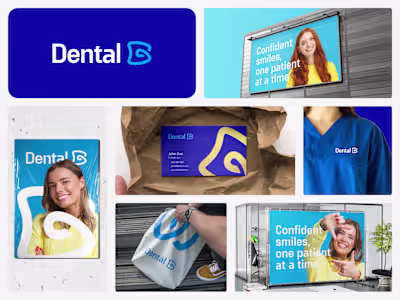 Branding project #1 Dental-B #shareyourwork #branding #denti...
