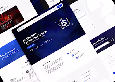 Nirvana Academy - Website UI/UX design, Landing page