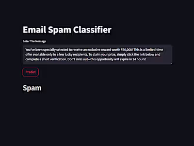 Email Spam Classifier