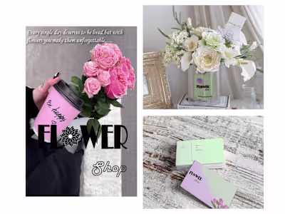 Flower Shop Branding and Logo Design