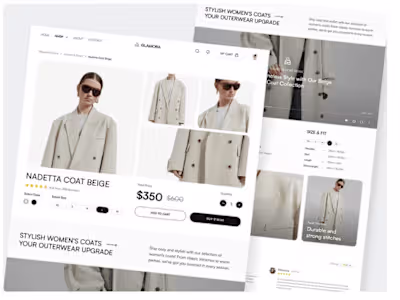 Shopify Store Optimization & Redesign for GLAMORA