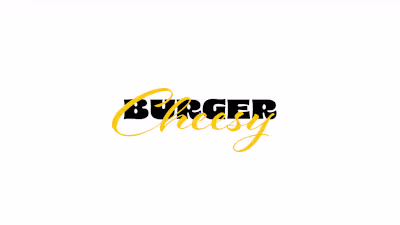 CHEESY BURGER | Brand Identity