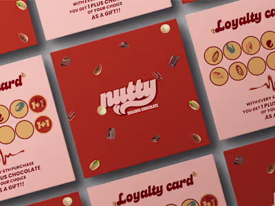 Nutty Chocolate bars Branding