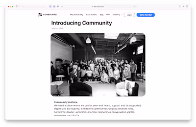 Community.com Ghostwriting