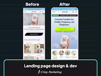 Shopify Store re-design