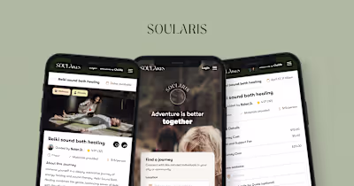 MVP Design for Soularis Travel App