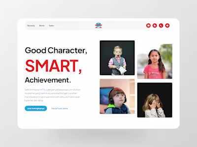 Sentosa Perdana School - Landing Page