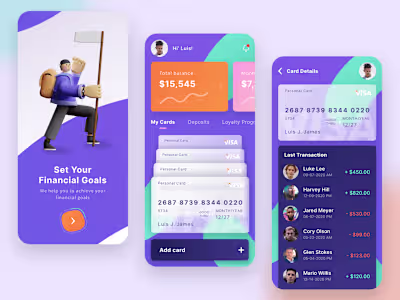 Finance Mobile UI/UX
