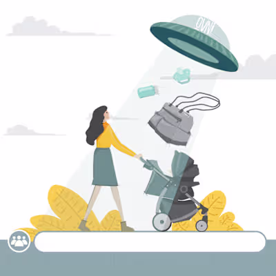 Digital Illustrations: Shoppers & Travelers Community