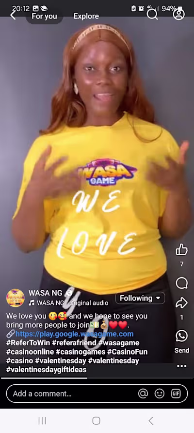 WASA GAME'S Valentine's Video